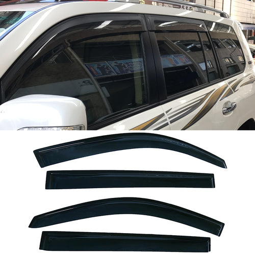 4pcs Outside Mount Style Window Visor compatible with 2008-2013 Toyota Highlander