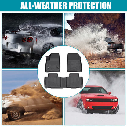 Floor Liner Floor Mats compatible with 2017-2022 GMC Acadia / Acadia Denali