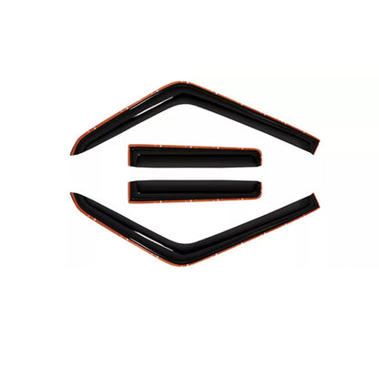 4pcs Window Visor Wind Deflector in-Channel compatible with 2006 - 2010 Jeep Commander