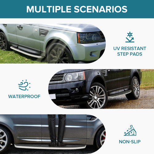 Running Boards compatible with 2006-2013 Land Rover Range Rover Sport Side Steps Nerf Bars