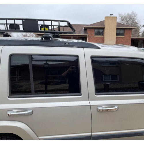 4pcs Window Visor Wind Deflector in-Channel compatible with 2006 - 2010 Jeep Commander