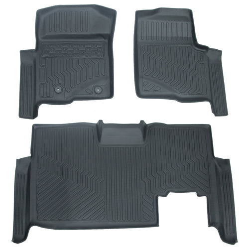 Car Floor Mats compatible with 09-14 Ford F-150 SuperCrew,No Fit Regular Cab & Supercab