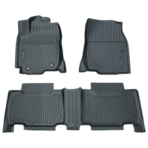 Car Floor Mats Floor Liners compatible with 2013-2018 Toyota RAV4 All Weather TPE Rubber
