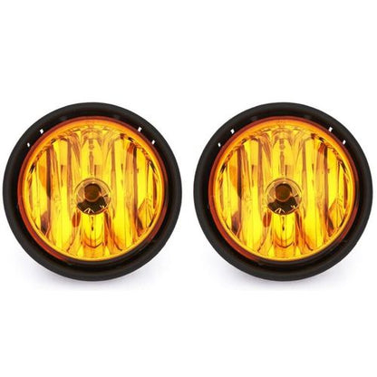 Amber Clear Fog Driving Lights Lamp compatible with 2000-2015 Freightliner Columbia Pair Set
