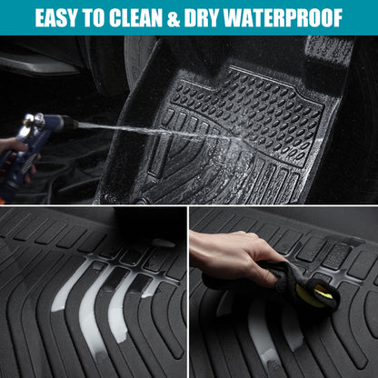 Car Floor Mats compatible with 17-21 Honda Civic Si & 16-21 Civic All-Weather Liner