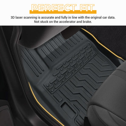 Car Floor Mats Floor Liners compatible with 2013-2018 Toyota RAV4 All Weather TPE Rubber